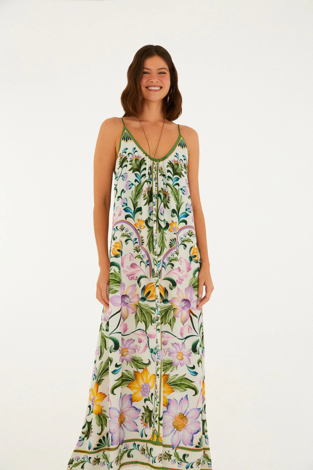 Vestido Longo Azulejaria