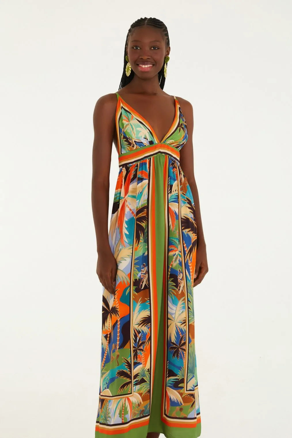 Vestido Lenço Estampado Bem Querer