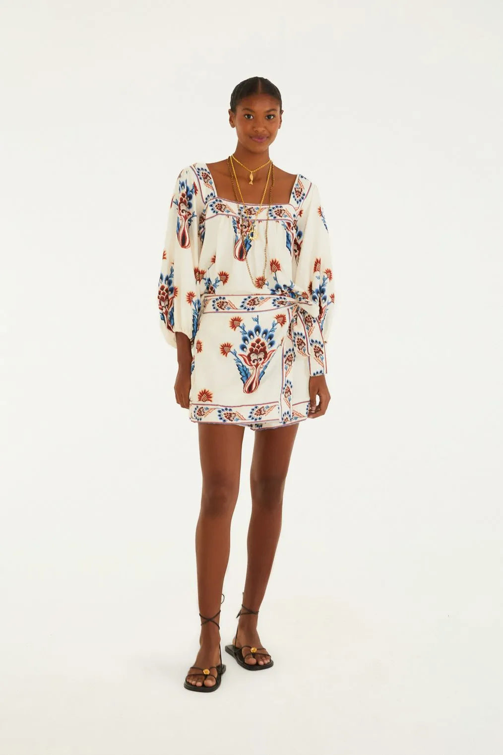 Short Saia Estampado Indra