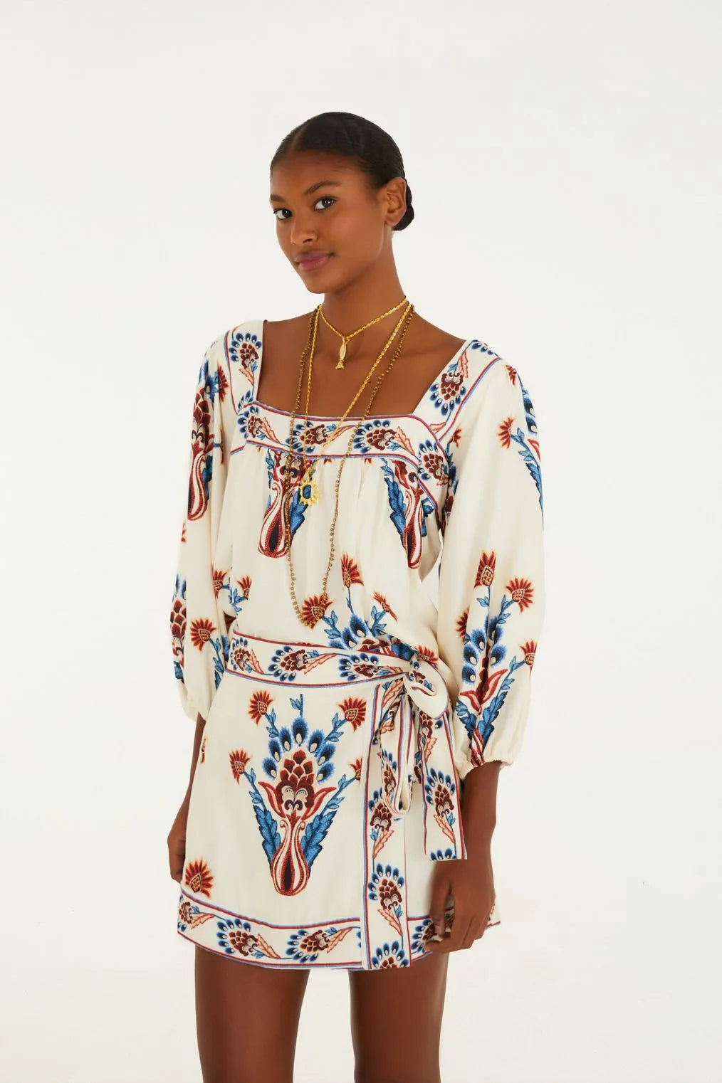 Short Saia Estampado Indra