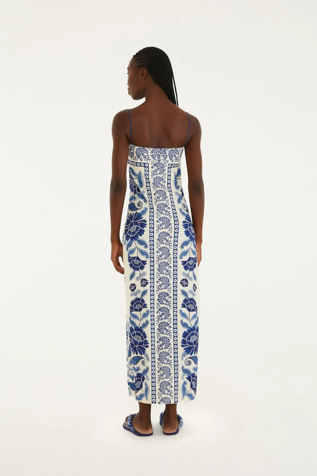 Vestido Midi Estampado Valentina